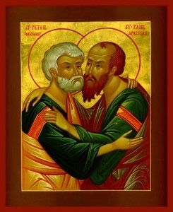 VISION DE SAINT PIERRE ET SAINT PAUL